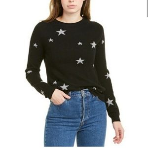 Cashmere navy star sweater